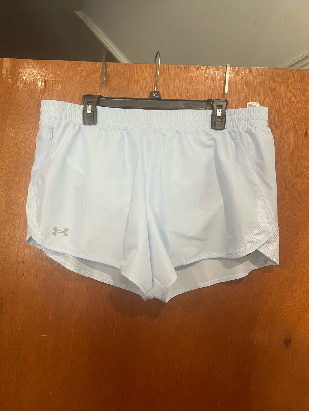 Under Armour Pale Blue Women's Athletic Shorts
